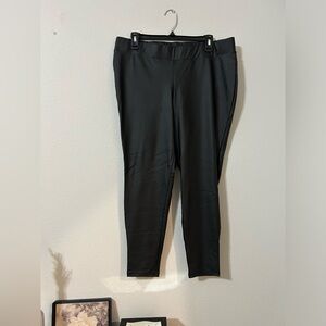 Torrid Pleather Leggings, Never Worn, Size:2 (plus), Black